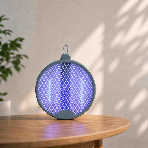 Portable Electric Bug Zapper Racket– UV Mosquito Killer