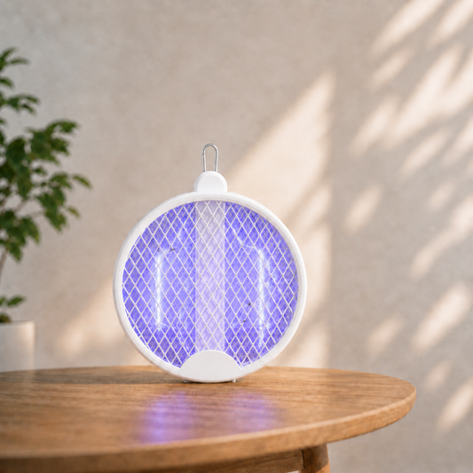Portable Electric Bug Zapper Racket– UV Mosquito Killer