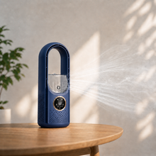 Bladeless Air Purifier Fan with Humidifier & Digital Display