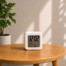 Mini Digital Alarm Clock with Date and Temperature Display