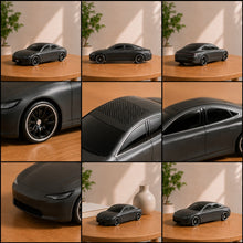 Modern Dark Grey Toy Sedan Model Car