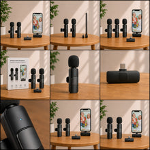 Wireless Lavalier Microphone Set for Phone Recording