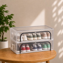 Shoe Storage Box With Steel Frame-Large Rack
